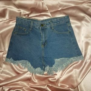 High waisted shorts